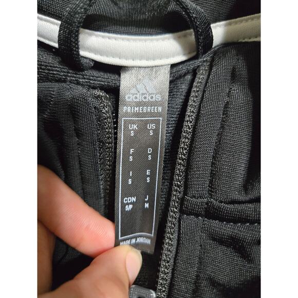 Adidas small men's black zip up track jacket - Picture 5 of 9